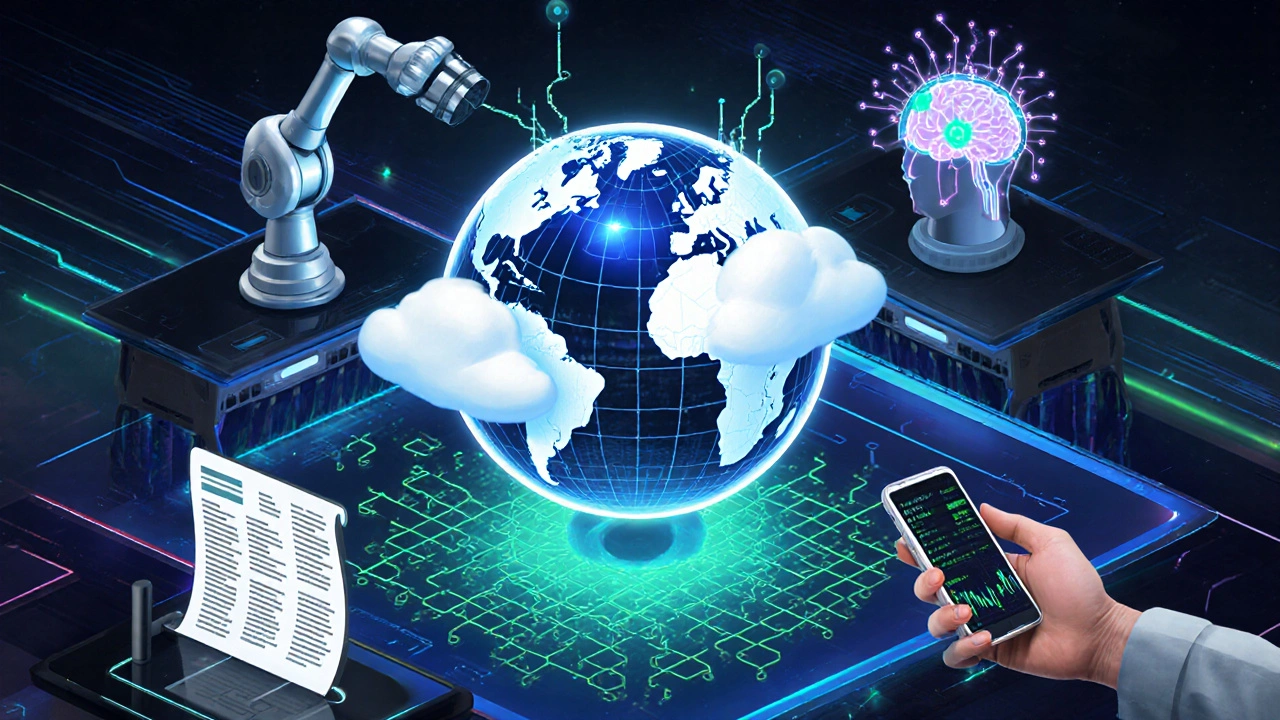 Blockchain technology is reshaping settlement and clearing.