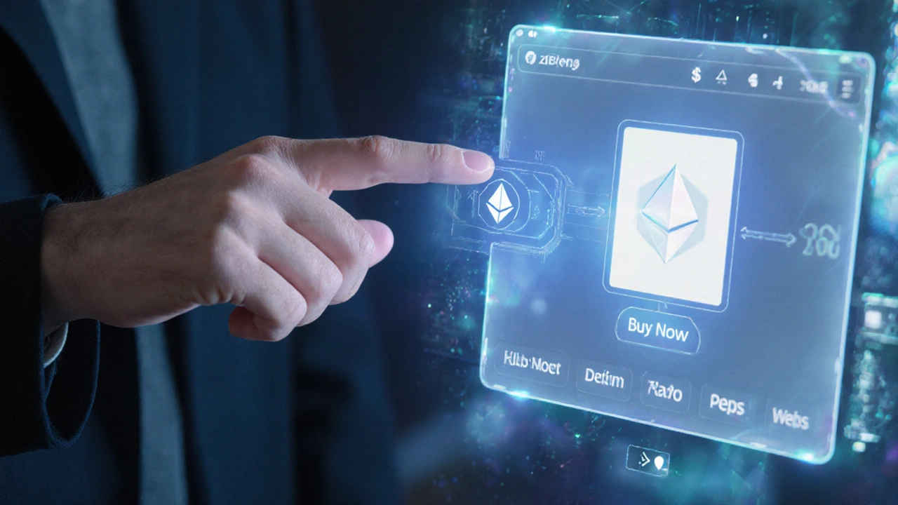 A user buying NFT art as an AI agent silently executes a cross-chain transaction with optimized gas and instant transfer.